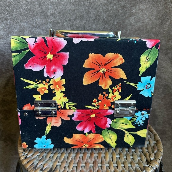 Caboodles Black with Vibrant Floral Design - Picture 4 of 9